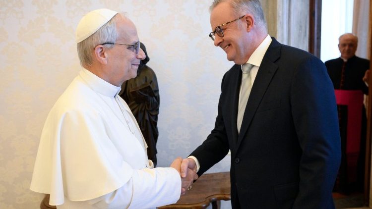 Papa recebe em audiência o primeiro-ministro da Austrália 1