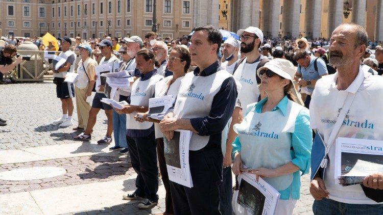 "L'Osservatore di Strada" completa três anos com mensagem do Papa Leão 1